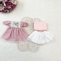 m384 メルちゃん•ソランちゃん ハンドメイド 服