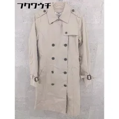 ■ ◎ NATURAL BEAUTY BASIC ライナー付 長袖 トレンチ コート サイズS ベージュ レディース  【中古】 【1002801799182】