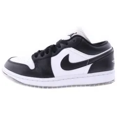 NIKE (ナイキ) WMNS AIR JORDAN 1 LOW WHITE BLACK DC0774-101 ウィメンズ エアジョーダン1 ローカットスニーカー ブラック/ホワイト US8.5/25.5cm