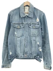 Ksubi スビ ダメージ加工 デニムジャケット インディゴ S