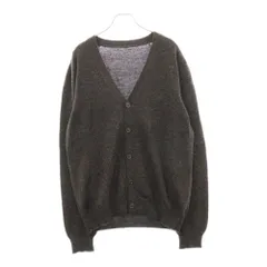 Martin Margiela (マルタンマルジェラ) エルボーパッチ ニット カーディガン チャコールグレー 30HA053514377のサムネイル