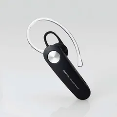 【HY】O【中古】【美品】ELECOM エレコム Bluetooth ヘッドセット ハンズフリー 通話・音楽両対応 HD Voice対応 HS11 ブラック LBT-HS11BK[定形外郵便、送料無料]HY002