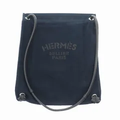 エルメス HERMES Aline アリーヌ リュック サック バックパック ショルダー バッグ 紺 茶 ネイビー ブラウン ブランド古着ベクトル 中古☆AA★▲■241115のサムネイル