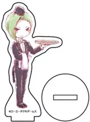 【中古】アクリルスタンド・アクリルパネル サイラス 「アンジェリーク ルミナライズ アクリルぷちスタンド 01.カフェver. グラフアート」