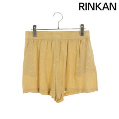 セリーヌ  2P711779R マカダム総柄シルクハーフパンツ レディース 36