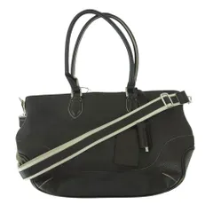 PELLE MORBIDA ペッレモルビダ MB-048 2 WAY レザー トート バック ショルダー バッグ 日本製 ダークブラウン系【中古】のサムネイル