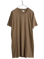 【お得なクーポン配布中!】 デッドストック 80s 米軍実物 US ARMY 無地 半袖 Tシャツ LARGE / 82年製 ヴィンテージ ミリタリー シングルステッチ アンダーシャツ 軍物