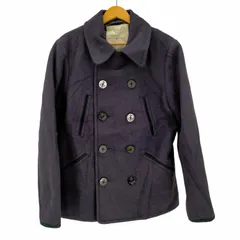 デニムアンドサプライ ラルフローレン DENIM & SUPPLY RALPH LAUREN 八の字ジップ ウール ピーコート メンズ import：L のサムネイル