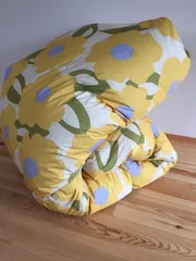 冬用 新品【シビラ】羽毛布団（150×210）シングル（カラダス）イエロー