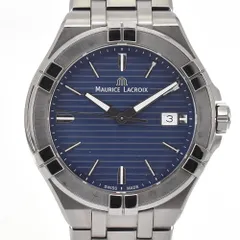 モーリスラクロア アイコン 39mm 純正ラバー ベルト 青 ブルー MAURICE LACROIX AIKON AUTOMATIC 39mm BLUE PVD LIMITED