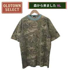美品 リアルツリー Tシャツ XL相当 90s USA製 ヴィンテージ RATTLERS BRAND ラテラーズブランド REAL TREE 迷彩 ミリタリー Military ゆるだぼ ストリート オーバーサイズ ビックシルエット Y2K 古着 H4010