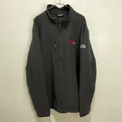 ☆THENORTHFACE☆ノースフェイス☆ソフトシェルジャケット☆ワンポイントロゴ☆企業ロゴ☆ブラック☆XXL☆windwall☆B24M