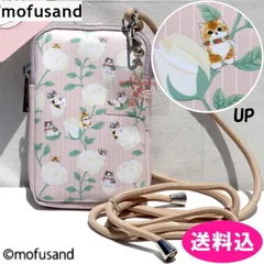 スマホショルダー　モフサンド　mofusand　スマホス　ピンク MFS-395