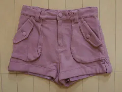 リンジィ lindsay アウトレット 子供服 女の子 M 150cm ショート パンツ ピンク 無地 秋 冬 ★4 ズボン ボトムス 冬服 ガールズ 女児 キッズ ジュニア 【中古】 ユーズド リサイクル 古着 子ども服 こども