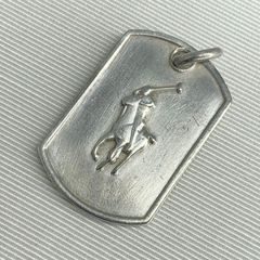 ラルフローレン Ralph Lauren ドッグタグ ネックレス トップ シルバー 925