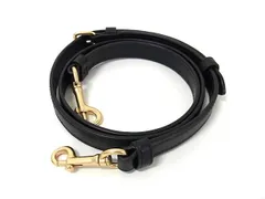 ■新品同様■ COACH コーチ レザー バッグ用 ショルダーストラップ 斜め掛け 肩掛け レディース ブラック系 BS0453
