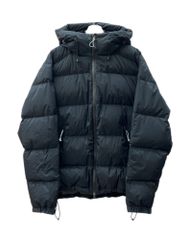 ナンガ NANGA 22AW × URBAN RESEARCH DOORS アーバンリサーチ DOWN JACKET ダウン ジャケット フーディ アウトドア 黒 DR27-17A701 ジャケット 無地 ブラック Lサイズ 104MT-1419