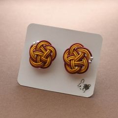 梅結びのイヤリング（大）