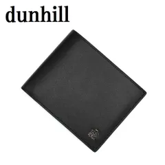 ダンヒル DUNHILL L2R332A 二つ折り 財布 コインパース ビルフォールド カード入れ 小銭入れ メンズ ブラック