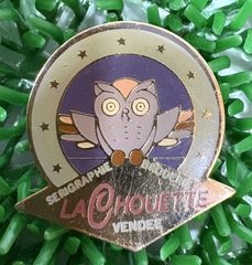 LA CHOUETTE フクロウ　ピンバッチ