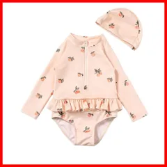 【最短発送】水着 水着 女の子 ラッシュガード 女の子 子供 キッズ 赤ちゃん スイムウエア 80 オールインワン 90 100 ベビー 110 120 [Yolrky] 130cm