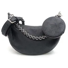 【栄】ルイヴィトン バイアPM ショルダーバッグ M22819 モノグラム・マヒナ ノワール シルバー金具