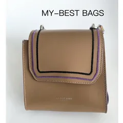 MY-BEST BAGS　マイベストバッグズ ear PAPILLONNER取扱い ミニボックスショルダーバッグ 牛革 定価22,000円 送料込み  6454209