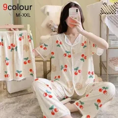 パジャマ 半袖 ルームウェア レディース 3点セットショート通気 パンツ 涼しい 部屋着 3点セット 春夏 可愛い 柔らかい 女性 部屋着 寝間着 ccmsyv0916p023