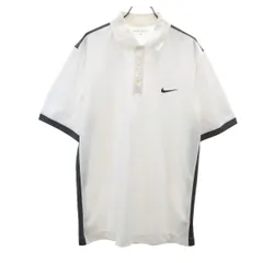 NIKE GOLF ナイキゴルフ 半袖 ポロシャツ XL ホワイト メンズ 古着