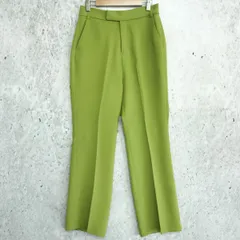 【新品タグ付き】 LOWRYS FARM ローリーズファーム ツイルカラー フレア パンツ グリーン Lサイズ 〇□☆