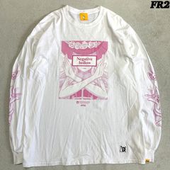 FR2 × ONE PIECE Action L/S Tee "Perona" ロングスリーブTシャツ 長袖カットソー ロンT 袖プリント ワンピース ペローナ ホロホロの実 ホワイト 白 エフアールツー