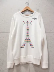 Callaway キャロウェイ ゴルフウェア ニット セーター ロゴ 刺繍 ホワイト 241-8260503 Mサイズ