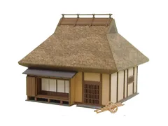 古民家　ミニチュア　木製田舎農家　店じまいSALE中 楽天市場】みにちゅあーとプチ 【田舎家】 S=1/220 ◇みにちゅ