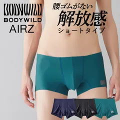 【メール便送料無料】GUNZE BODY WILD AIRZ メンズ エアーズボクサーパンツ ショートタイプ CUT OFF グンゼ ボディワイルド ＃W4Q4 01-BWY902D[M便 1/4]