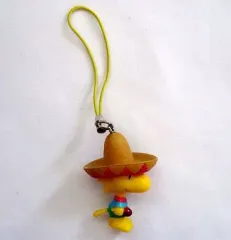 【中古】ストラップ(キャラクター) スヌーピー ウッドストック ハッピーワールドツアー ストラップ メキシコ [C.C.レモン フィギュアコレクション]