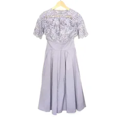 【倉吉店】LAGUNAMOON | ラグナムーン ワンピース LADYオーバーレースギャザードレス 032010302601-01 パープル サイズ：S 【112】