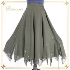 美品 フラメンコ衣装】ブラウン あとりえaiai ファルダ スカート