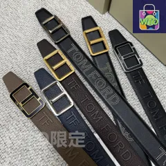 【今日特価】Tom Ford トムフォード ダブルフェイス頭層牛皮ベルト