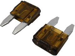 ミニ平型ヒューズ　12V　7.5A　10.8mm×16.2mm　ミニ平型ヒューズ　5個入　＜con-214＞