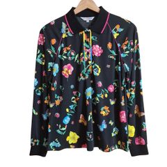 LEONARD SPORT 長袖ポロシャツ 38 LEONARD SPORT 長袖ポロシャツ 38