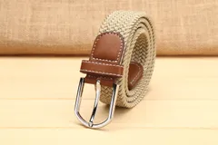 【eh05-2-W】伸縮ベルト メンズ レディース メッシュ ビジネス