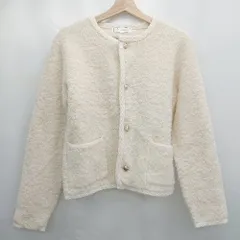 ◇ ⊇ ROPE PICNIC ロペピクニック 無地 長袖 ニットセーター サイズ38 ホワイト系 レディース E  【1506300027062】