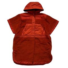 Max Mara マックスマーラ ポンチョ オレンジ HIBITO パトリシア･ウルキオラ おしゃれ ジャケット  ポケット フード Sサイズ