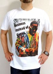 ノートリアスBIGのTシャツ　夭折　ビギー　ヒップホップTシャツ　オールドスクール　天才　巨漢　ラッパーＴシャツ