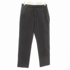 ユニクロ UNIQLO セオリー 22SS  感動イージーパンツ スラックス スリムテーパード S 黒 ブラック 321-444609 /AE