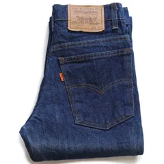 80s USA製 Levi'sリーバイス 517 デニムパンツ W28 L34★65 ブーツカット フレア ビンテージ オールド ジーンズ ハチマル リジッド 濃紺