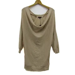 セオリー ニットワンピース トップス 長袖 チュニック 未使用品 レディース 2サイズ ベージュ theory