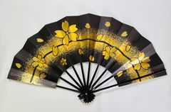 新品未使用】宮脇賣扇庵 飾り扇子 飾り台付き 金地 桜柄 京扇子 - メルカリ