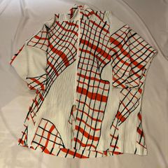 HOMME PLISSE ISSEY MIYAKE オムプリッセイッセイミヤケ 25SS WINDSWEPT PLAID コート HP51JA375 マルチカラー size:3【代官山A07】