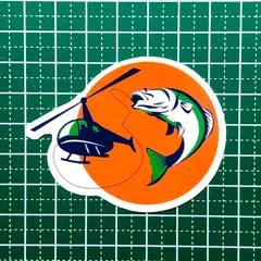 防水ステッカー【B57】釣り フィッシング 魚 かっこいい ブラックバス